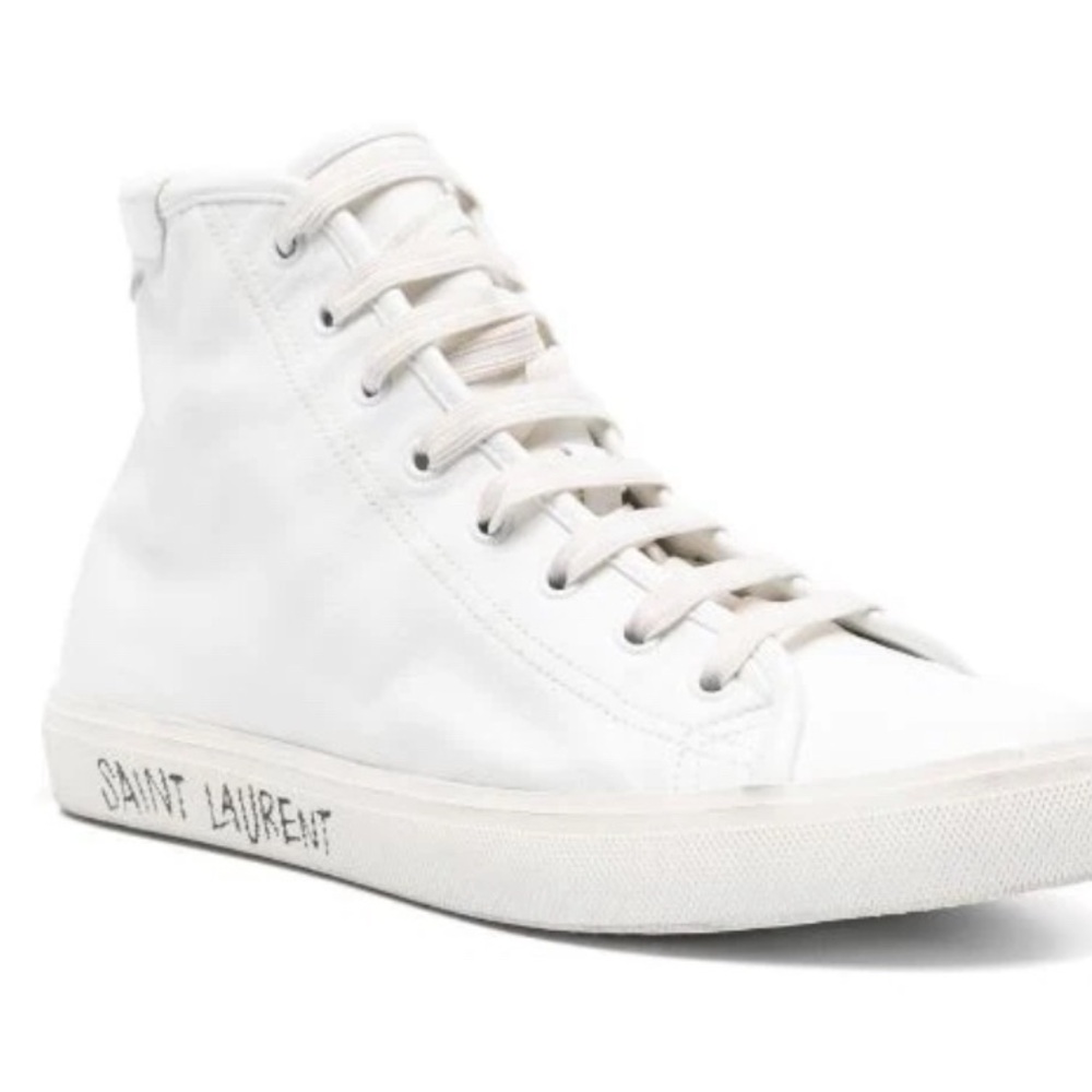 BNIB Saint Laurent Malibu Distressed Sneakers, 38